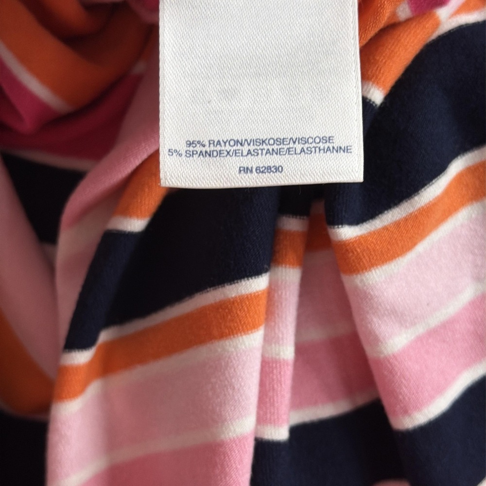 Lands' End Dress Womens Medium Striped Maxi Tank Jersey Summer Travel Casual - Picture 9 of 11